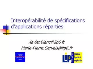 interop rabilit de sp cifications d applications r parties