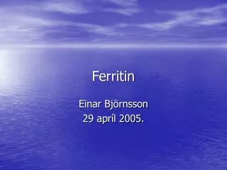 ferritin