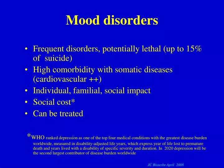 mood disorders