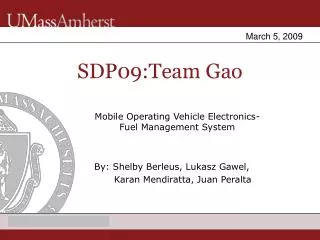 SDP09:Team Gao