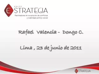 rafael valencia dongo c lima 23 de junio de 2011