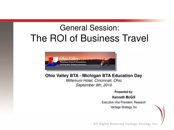 general session the roi of business travel
