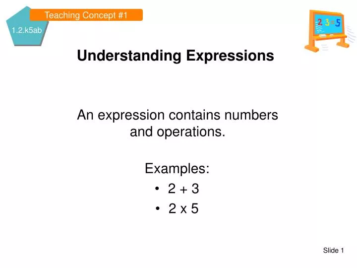 understanding expressions