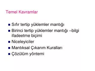 temel kavramlar