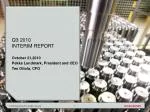 Q3 2010 interim report - slide 1