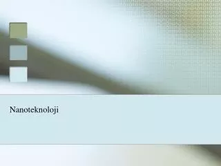 nanoteknoloji