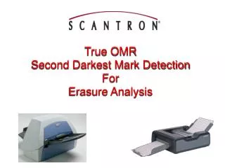 True OMR Second Darkest Mark Detection For Erasure Analysis