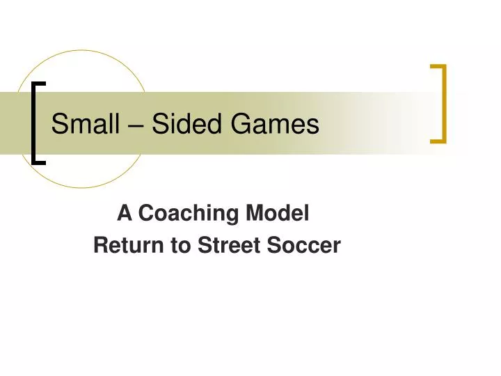 small sided games