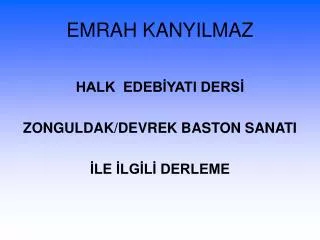 emrah kanyilmaz