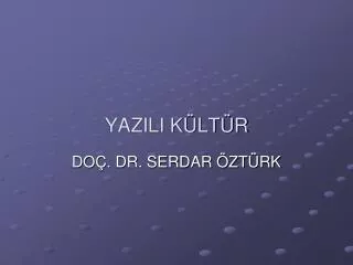 yazili k lt r