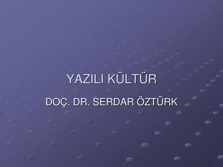 yazili k lt r