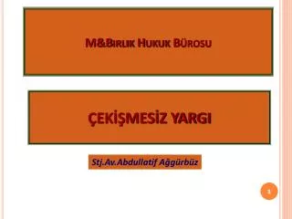 m birlik hukuk b rosu