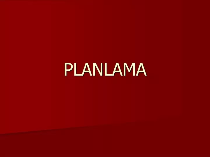 planlama