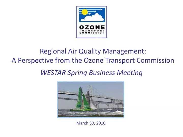 regional air quality management a perspective from the ozone transport commission