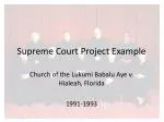 Supreme Court Ruling on Church of Lukumi Babalu Aye v. Hialeah: Protecting Religious Freedom - slide 1
