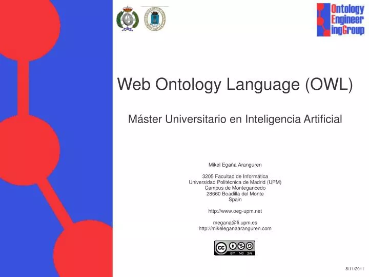 web ontology language owl m ster universitario en inteligencia artificial