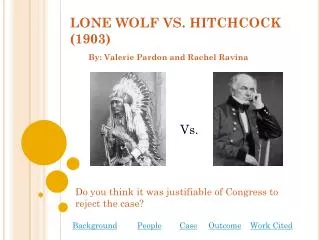 LONE WOLF VS. HITCHCOCK (1903)