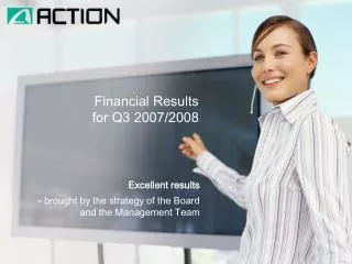 Financial Results for Q3 2007/2008