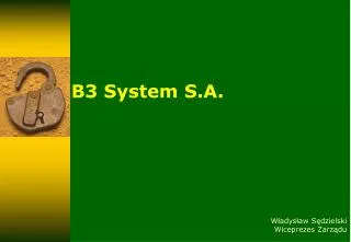 b3 system s a