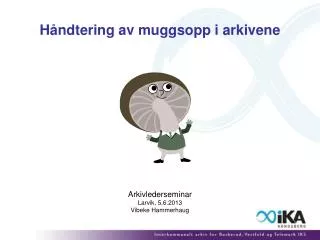h ndtering av muggsopp i arkivene