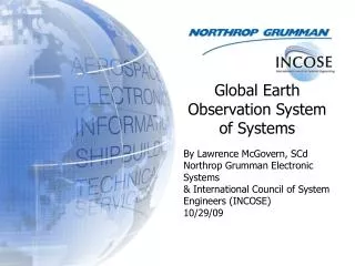 By Lawrence McGovern, SCd Northrop Grumman Electronic Systems