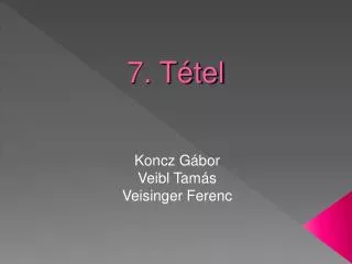7 t tel