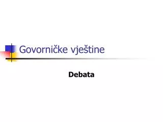 govorni ke vje tine