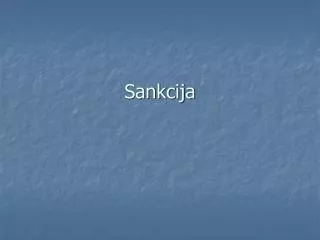 sankcija