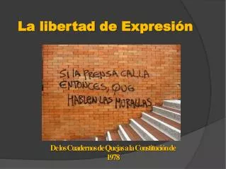 la libertad de expresi n