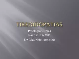 tireoidopatias