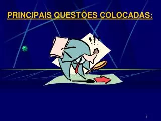 principais quest es colocadas