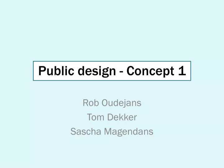 public design concept 1