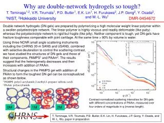 Why are double-network hydrogels so tough?