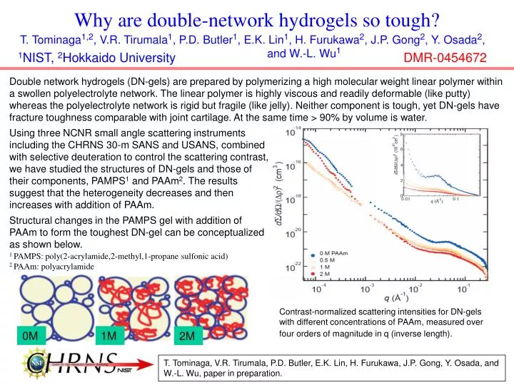 why are double network hydrogels so tough