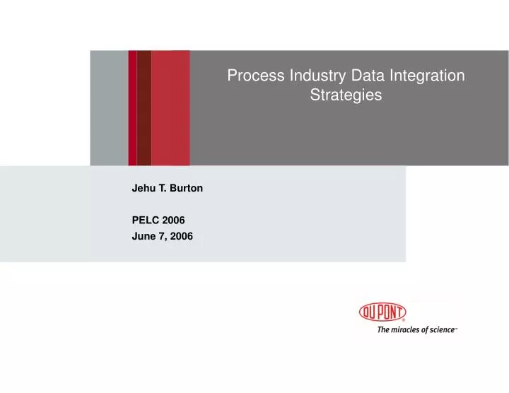 process industry data integration strategies