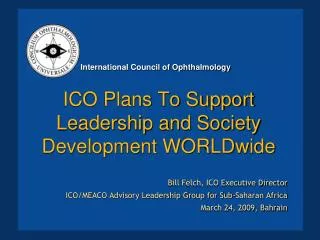 ICO Plans To Support Leadership and Society Development WORLDwide