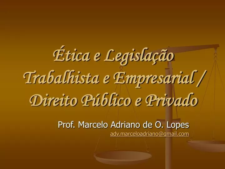 tica e legisla o trabalhista e empresarial direito p blico e privado