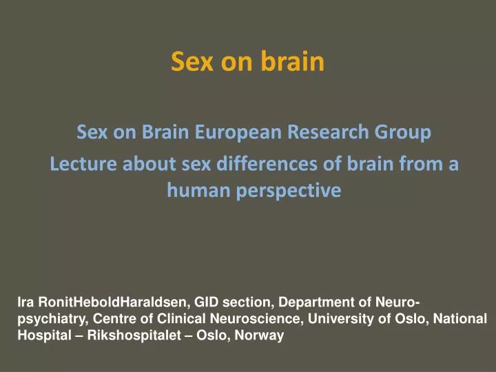 sex on brain