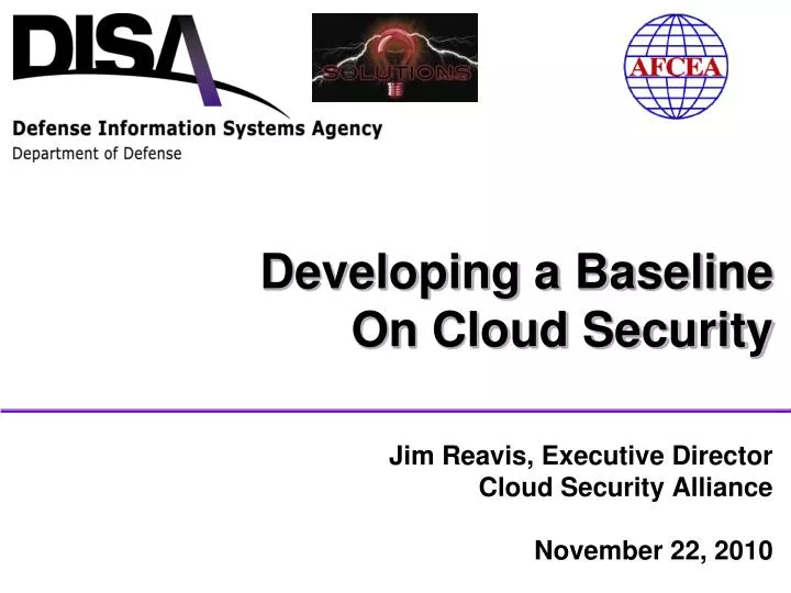 jim reavis executive director cloud security alliance november 22 2010