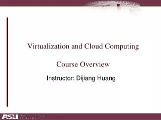 Virtualization and Cloud Computing Course Overview