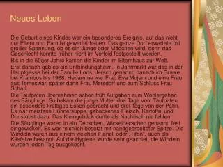 neues leben