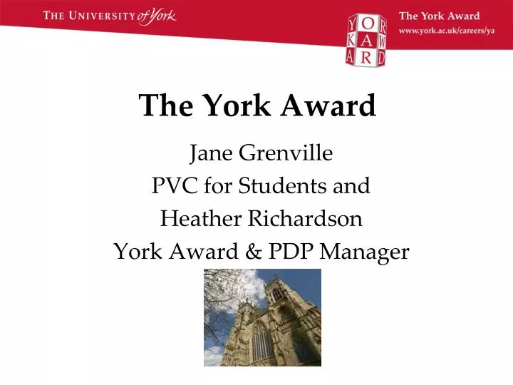 the york award