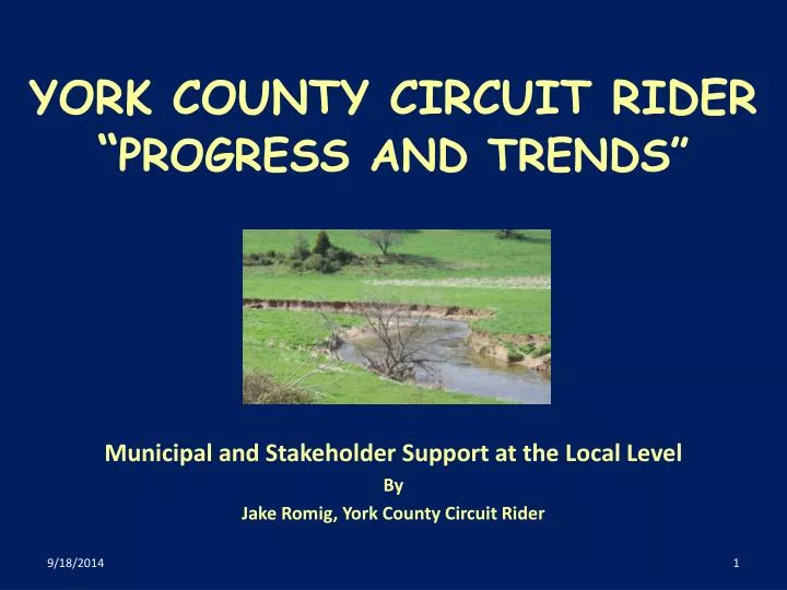 york county circuit rider progress and trends
