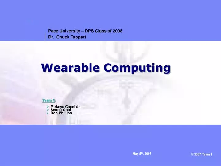 wearable computing