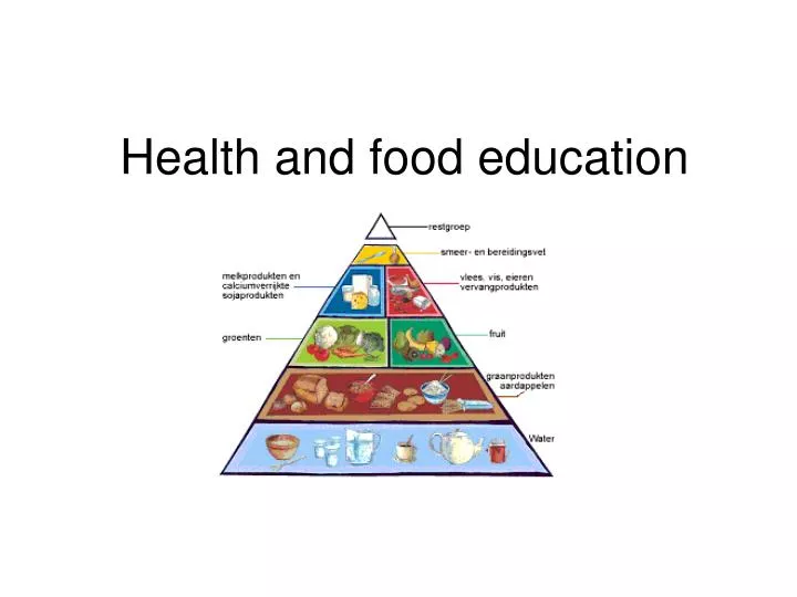 health and food education