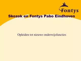 skozok en fontys pabo eindhoven