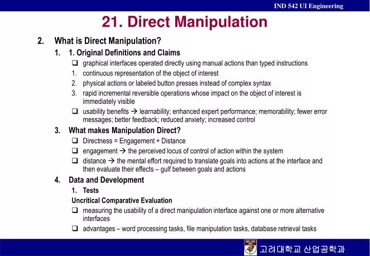 21 direct manipulation