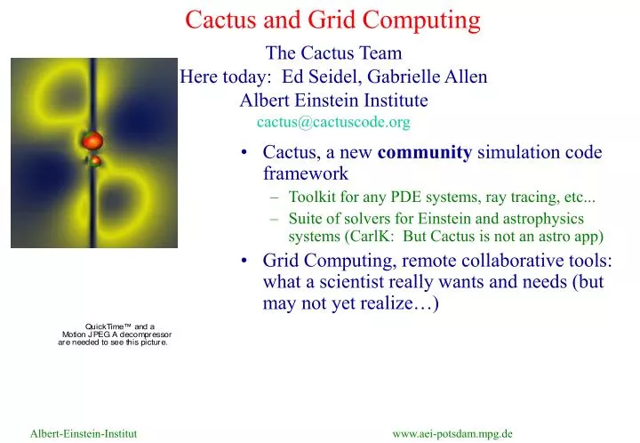 cactus and grid computing