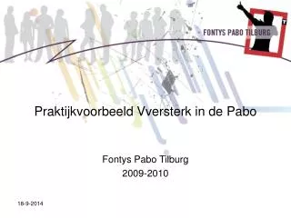 praktijkvoorbeeld vversterk in de pabo