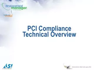 PCI Compliance Technical Overview